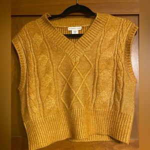Soft Brown Sweater Vest